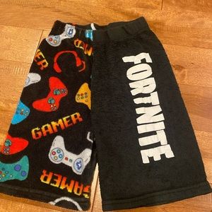 Fortnite fleece shorts